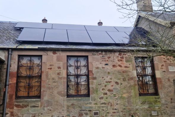 Solar panels on older home Solar panels on older home